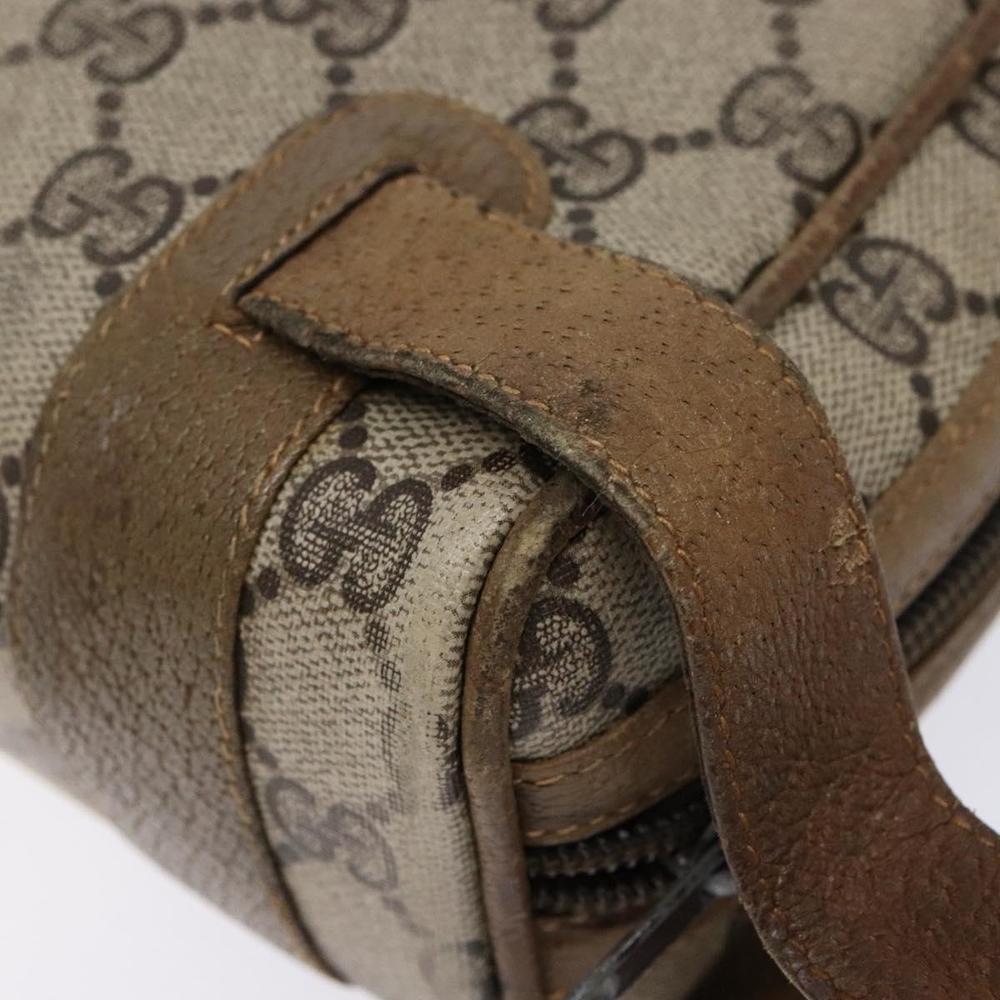 GUCCI GG Supreme Clutch Bag PVC Beige Auth ep10390 - Picture 16 of 16